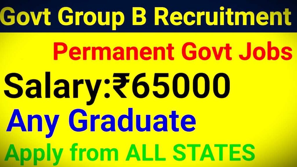 Group B Sarkari Jobs